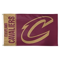 Drapeau de luxe WinCraft Cleveland Cavaliers 3' x 5' à une face, inspiré des blocs