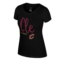 Women's Stadium Essentials  Black Cleveland Cavaliers 3rd Quarter T-Shirt