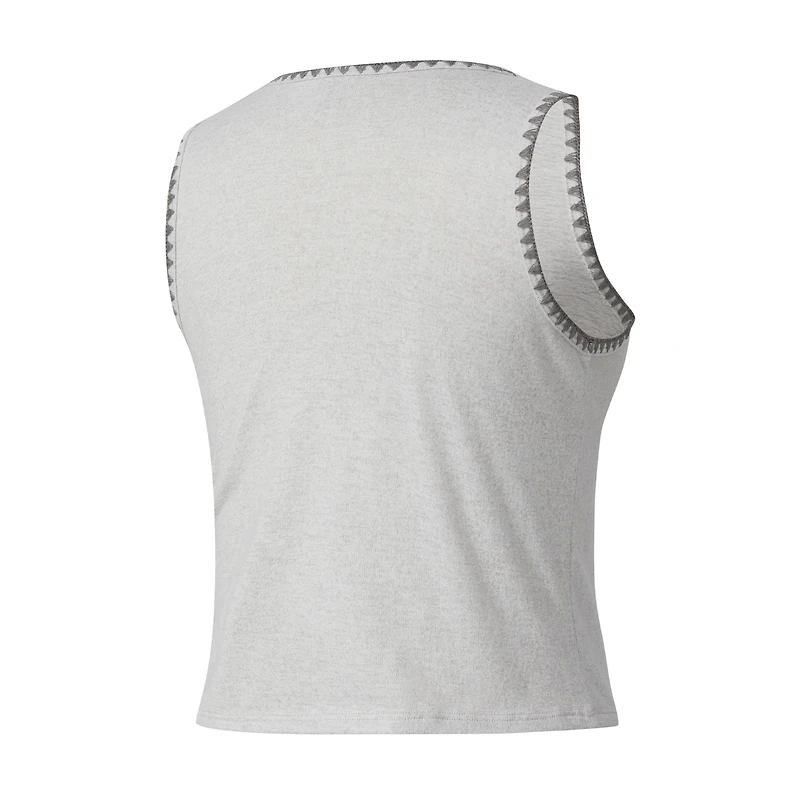 Women's Concepts Sport  Gray Cleveland Cavaliers Neptune Hacci Knit Tank Top