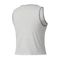 Women's Concepts Sport  Gray Cleveland Cavaliers Neptune Hacci Knit Tank Top