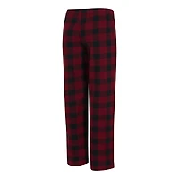 Ensemble pyjama en flanelle pour femme Concepts Sport Wine/Black Cleveland Cavaliers Avondale avec t-shirt et pantalon