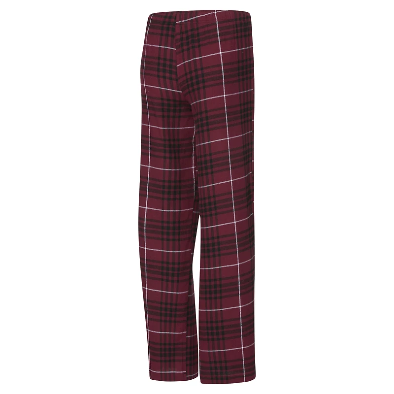 Women's Concepts Sport  Wine/Black Cleveland Cavaliers Vector T-Shirt & Flannel Pants Sleep Set