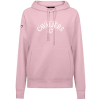 Women's Levelwear  Light Pink Cleveland Cavaliers Mother's Day Adorn Arched Pullover Hoodie
