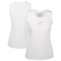Women's Levelwear  White Cleveland Cavaliers Mother's Day Macy Core Logo Tank Top