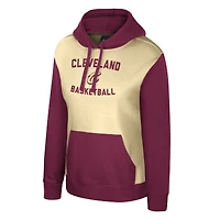 Sweat à capuche Stadium Essentials crème pour femme Cleveland Cavaliers Rafters Road Trip