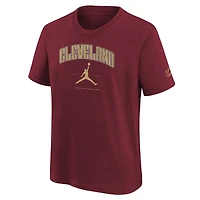 T-shirt essentiel des villes de Cleveland Cavaliers la marque Jordan pour jeunes