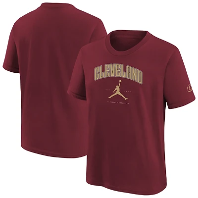 T-shirt essentiel des villes de Cleveland Cavaliers la marque Jordan pour jeunes