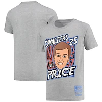 T-shirt pour jeune Mitchell & Ness Mark Price gris Cleveland Cavaliers Hardwood Classics King of the Court Player
