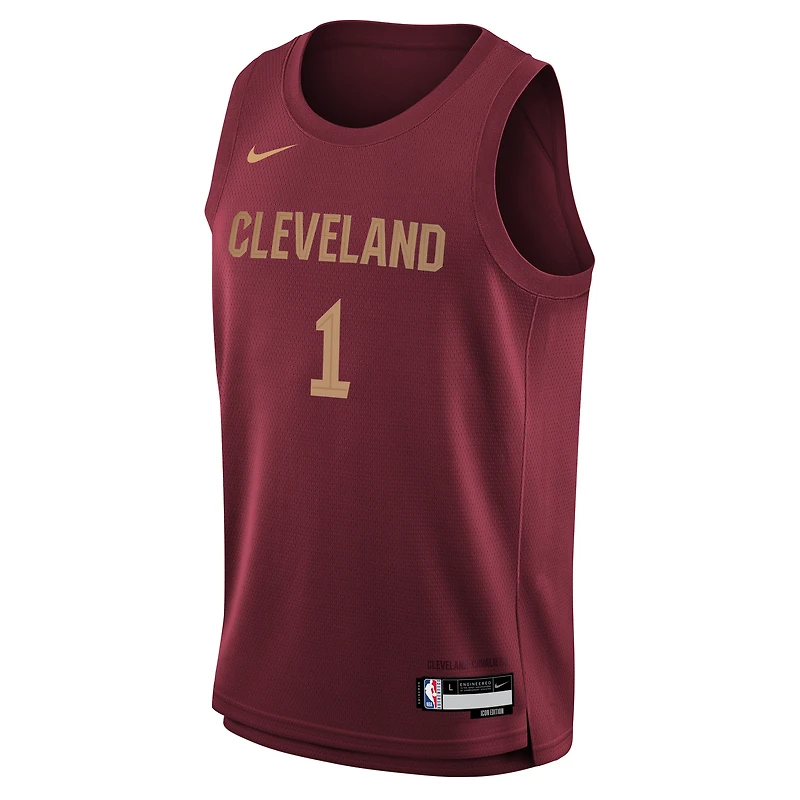Youth Nike James Harden Wine Cleveland Cavaliers Swingman Jersey - Icon Edition