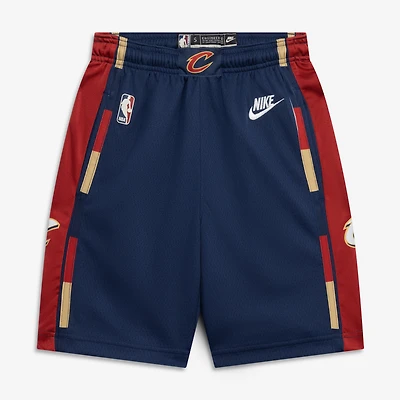 Youth Nike  Navy Cleveland Cavaliers Hardwood Classics Dri-FIT Swingman Shorts