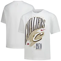 Youth Nike  White Cleveland Cavaliers Hardwood Classics Champs Max90 T-Shirt