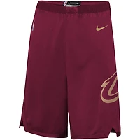 Short Nike Wine Cleveland Cavaliers Icon Edition en maille Performance Swingman pour jeune