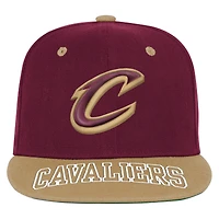 Youth Outerstuff  Wine/Gold Cleveland Cavaliers Two-Tone Snapback Hat