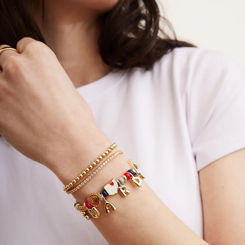 Bracelet perlé BaubleBar Cleveland Guardians