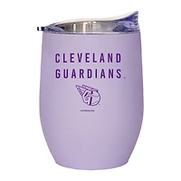 Gardiens de Cleveland 16oz. Gobelet incurvé doux au toucher lavande