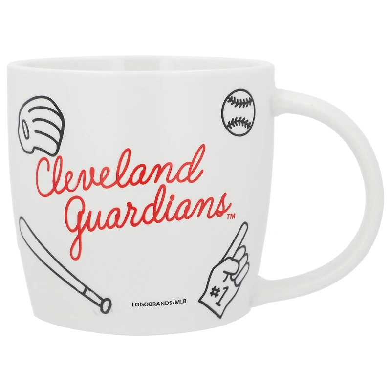 Gardiens de Cleveland 18oz. Tasse de meneur de jeu