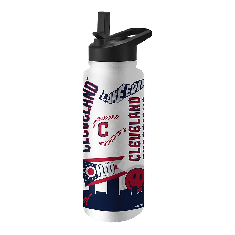 Gardiens de Cleveland 34 oz. Bouteille Quencher native