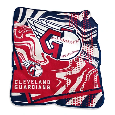 Cleveland Guardians 50" x 60" Swirl Raschel Throw Blanket