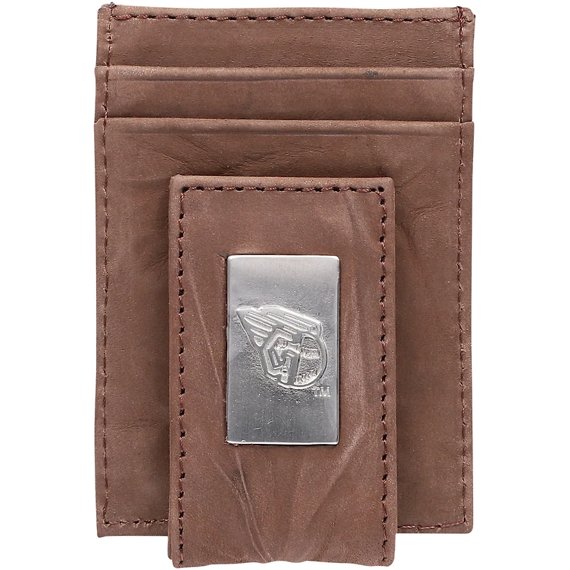 Cleveland Guardians Leather Front Pocket Wallet