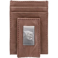 Cleveland Guardians Leather Front Pocket Wallet