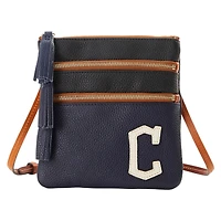 Dooney & Bourke Cleveland Guardians Infield Sac à main à bandoulière triple fermeture éclair