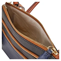 Dooney & Bourke Cleveland Guardians Infield Sac à main à bandoulière triple fermeture éclair