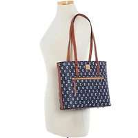 Dooney & Bourke Cleveland Guardians Signature Shopper Purse