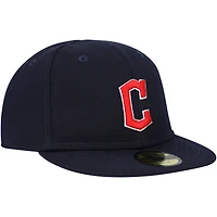 Casquette New Era bleu marine Cleveland Guardians My First 59FIFTY ajustée pour bébé