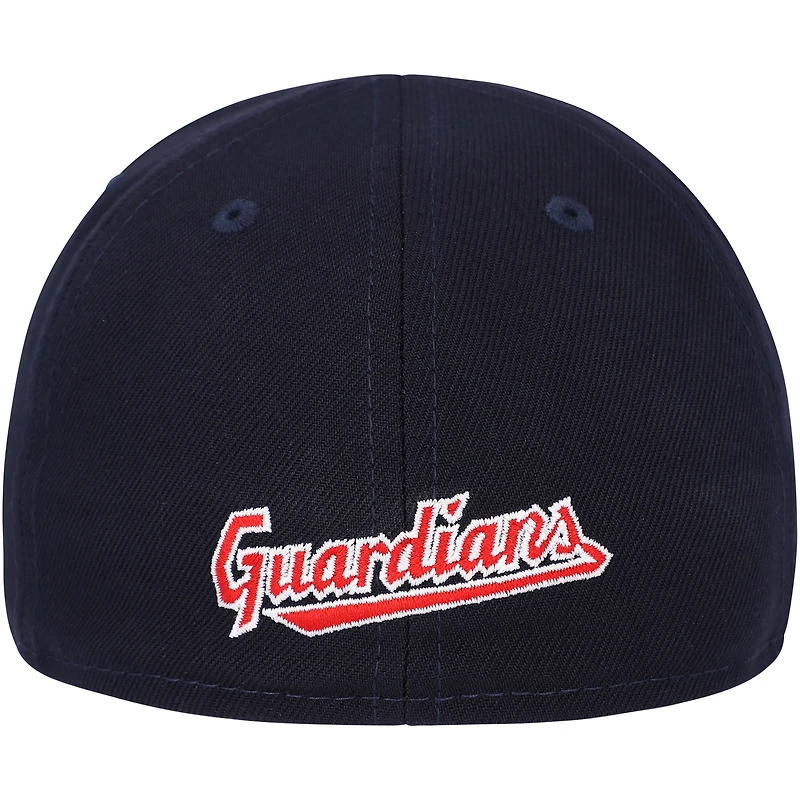 Casquette New Era bleu marine Cleveland Guardians My First 59FIFTY ajustée pour bébé