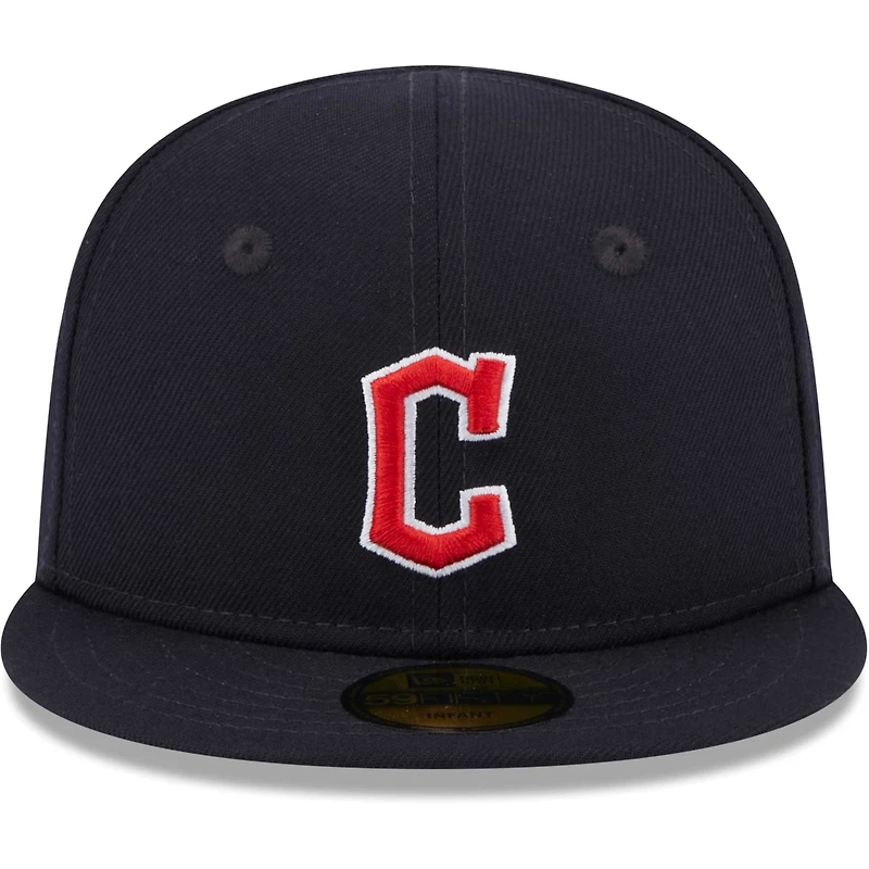 Infant New Era Navy Cleveland Guardians My First 59FIFTY Fitted Hat