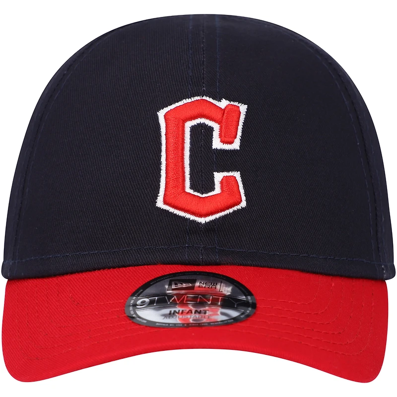 Casquette New Era bleu marine Cleveland Guardians Team Color My First 9TWENTY pour bébé