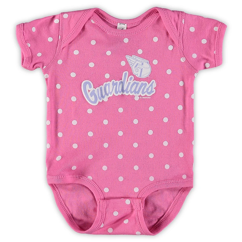 SFG GUARDIANS PINK INFANT GIRLS ROOKIE CREEPER 3 PACK INFGIFPCK