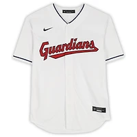 José Ramírez Cleveland Guardians Autographed White Nike Replica Jersey