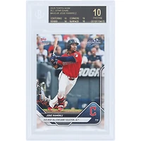 Carte de José Ramirez, Cleveland Guardians, Topps Now 2025, sélection pour le match des étoiles de la MLB 2025 - AL Black Label #ASG-JR, authentifiée BGS 10 - Note : 10/10/10/10