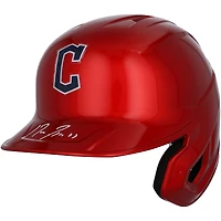 Jose Ramirez Cleveland Guardians Autographed Alternate Chrome Replica Batting Helmet 