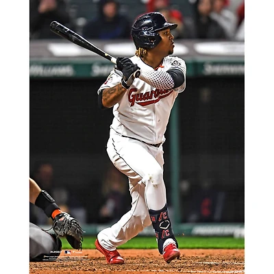 Jose Ramirez, joueur non signé des Cleveland Guardians, réalise son 1000e coup sûr en carrière