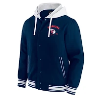 Men's Darius Rucker Collection by Fanatics  Navy Cleveland Guardians Full-Snap Hooded Jacket