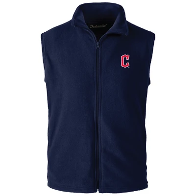 Men's Dunbrooke  Navy Cleveland Guardians Full-Zip Vest