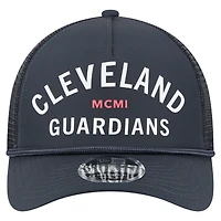 Men's New Era  Navy Cleveland Guardians Minimalist 9FORTY A-Frame Adjustable Hat