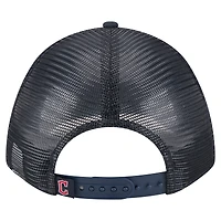 Men's New Era  Navy Cleveland Guardians Minimalist 9FORTY A-Frame Adjustable Hat