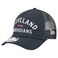 Men's New Era  Navy Cleveland Guardians Minimalist 9FORTY A-Frame Adjustable Hat