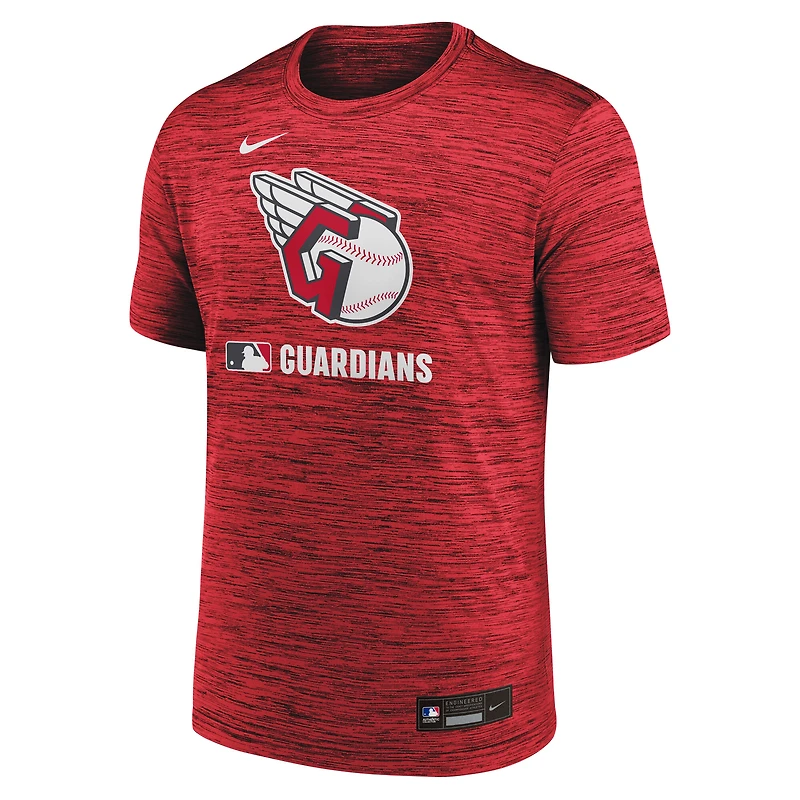 Men's Nike  Red Cleveland Guardians Authentic Collection Velocity Dri-FIT T-Shirt