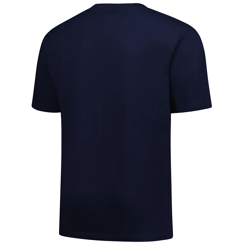 T-shirt bleu marine Cleveland Guardians pour homme avec logo Heart & Soul Big Tall