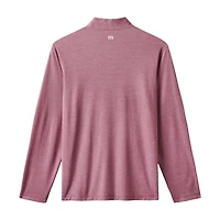 Pull à glissière quart de tour Tri-Blend Time to Tailgate pour homme TravisMathew Red Cleveland Guardians
