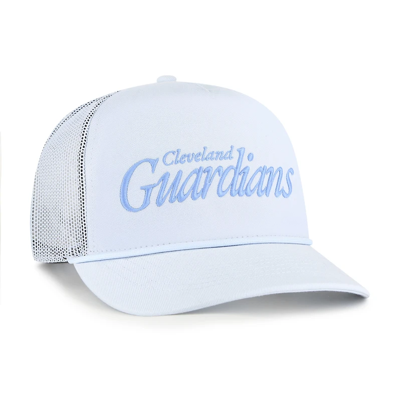 Men's '47 Light Blue Cleveland Guardians Foundation Script Hitch Adjustable Trucker Hat