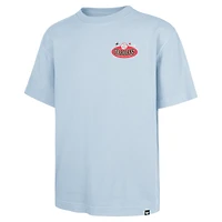 Men's '47 Light Blue Cleveland Guardians Ice Cream Parlor Foundation T-Shirt