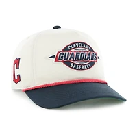 Casquette ajustable Cleveland Guardians Frame Out Hitch pour homme, modèle 47 Natural