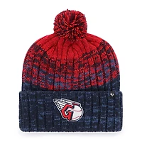 Bonnet en tricot à revers et pompon Cascade des Cleveland Guardians '47 pour homme