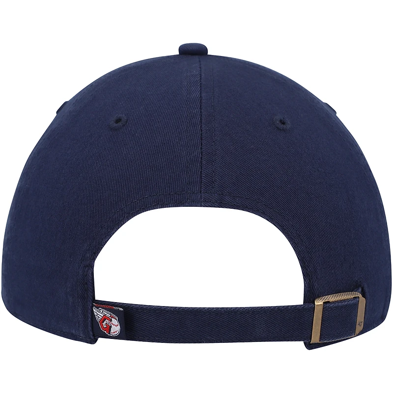 Men's '47 Navy Cleveland Guardians Clean Up Adjustable Hat