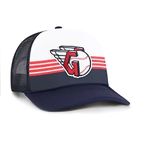 Men's '47 Navy Cleveland Guardians Lift Off Foam Front Mesh Trucker Adjustable Hat